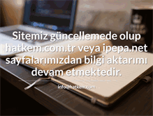 Tablet Screenshot of hatkem.com